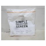 NEW SIMPLE PROJECTION SCREEN