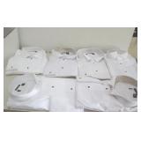 LOT OF 6  NEW MENS WHITE DRESS SHIRTS
