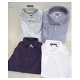 LOT OF 4 NEW MENS DRESS SHIRTS