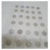 COLLECTION OF 1956-1964 OLD CANADIAN 5CENTS