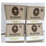 LOT 4 NEW DR. SQUATCH GOLD MOSS SOAP BARS