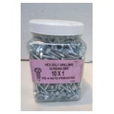 JAR OF NEW HEX SELF DRILLING SCREWS