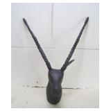 METAL ANTELOPE HEAD WALL DECOR