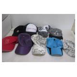 LOT VARIOUS COLLECTIBLE BASEBALL USED HATS
