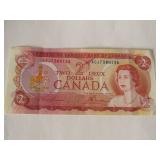 1974 CANADIAN RWO DOLLARS BILL