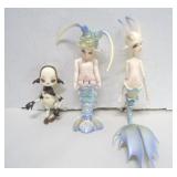 SMALL FANTASY BALL JOINTED DOLLS MERMAID