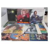 LOT OF 11 VARIOUS VINTAGE VINYL RECORDS ALBUMS