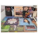 LOT OF 11 VARIOUS VINTAGE VINYL RECORDS ALBUMS
