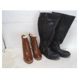 LOT OF 2 LADIES BOOTS, BOOTIES