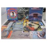 LOT OF 11 VARIOUS VINTAGE VINYL RECORDS ALBUMS