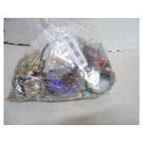 BAG LOT ASSORTED COSTUME JEWELERY