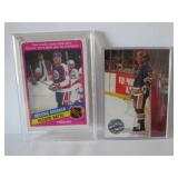LOT 2 CASED HOCKEY CARD: 1983-84 RECORD BREAKER,EC