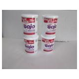 LOT 4 VALUE SIZE GOJO HAND CLEANER
