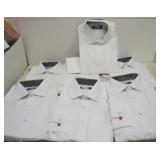 LOT NEW MENS WHITE DRESS SHIRTS SIZE 16E, ETC