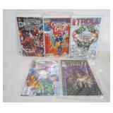LOT OF 5 ASSORTED VINTAGE COMIC BOOK
