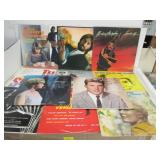 LOT OF 11 VARIOUS VINTAGE VINYL RECORDS ALBUMS