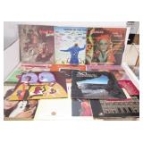LOT OF 11 VARIOUS VINTAGE VINYL RECORDS ALBUMS