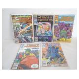 LOT OF 5  VINTAGE TRANSFORMERS COMIC BOOK
