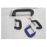 VARIOUS WOOD & METAL WORKING CLAMPS