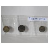GROUP OF OLD FOREIGN SMALL SILVER COINS