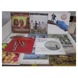 LOT OF 11 VARIOUS VINTAGE VINYL RECORDS ALBUMS