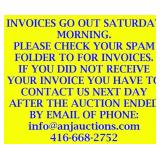 AFTER AUCTION INFORMATION!