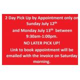 PICK UP INFORMATIONS