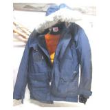 GUC BLUE LACOSTE MENS COAT PARKA SIZE S