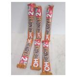 LOT 6 OH HENRY PACK OF 2 LARGE SNACK BAR