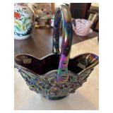 Fenton Carnival Glass Basket