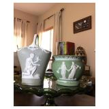 Wedgwood Jasperware Pot- 3.25"x4"