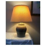 Pottery Base Lamp Works- 19"