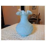Blue Fenton Vase