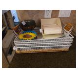 Wire Trays x4 1 Wicker Tray Ashtrays Napkin Holder