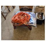 Electrical Cords x2 Tarp Stool With Storage