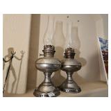 2 Vintage Rayo Oil Lamps