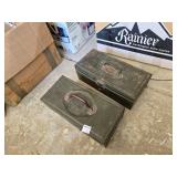 2 Metal Boxes Tools Included