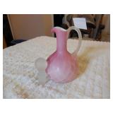 Murano Pink Satin Cruet Art