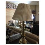 Brass Table Lamp 34" Works