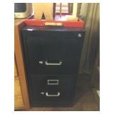 Two Drawer File Cabinet No Key