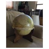 Globe On A Wooden Stand