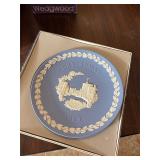 Wedgwood Jasperware Christmas 1969 Plate