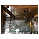 Contents Of Shelf Glassware Serving Bowls