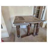 Antique Wooden Table 42"x42"x28" Damaged