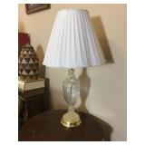 Cut Glass Lamp Works- 32"