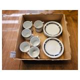 12 Piece Porcelain Coffee Cup Set