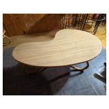 Vtg Rattan Coffee Table