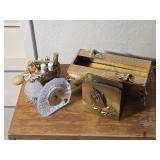 Vintage Tissue Box & Lipstick Holder