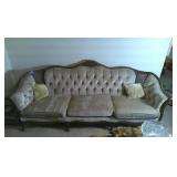 Antique Fontaine Bleau Sofa Upholstery Worn