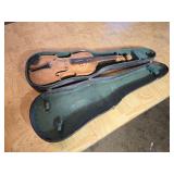Vintage Violin and Case Damaged